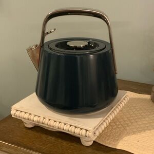 Caraway Navy Blue Whistling Tea Kettle